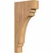 Ekena Millwork Pescadero Smooth Corbel, Western Red Cedar, 3 1/2"W x 12"D x 24"H COR04X12X24PEC00SWR - alternate 1